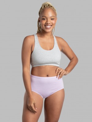 Assorted Fruit Of The Loom Breathable Cotton-Mesh, 6 Pack Women's Briefs | DRA481359