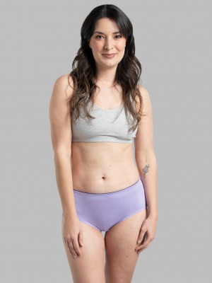 Assorted Fruit Of The Loom Breathable Micro-Mesh Low-Rise, 6 Pack Women's Briefs | ADV174356