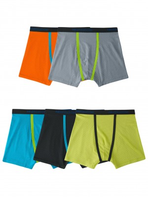 Assorted Fruit Of The Loom Breathable Micro-Mesh, 5 Pack Boys' Boxer Briefs | FKM138726