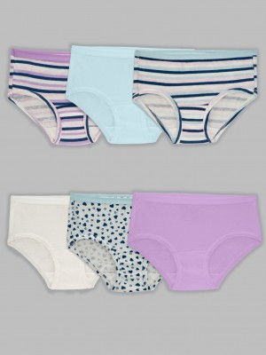 Assorted Fruit Of The Loom Eversoft®, 6 Pack Girls' Briefs | GFP964317