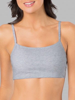 Black/White/Grey Fruit Of The Loom Strappy Sports Bra, 3 Pack Women's Sports Bra | VZM901347