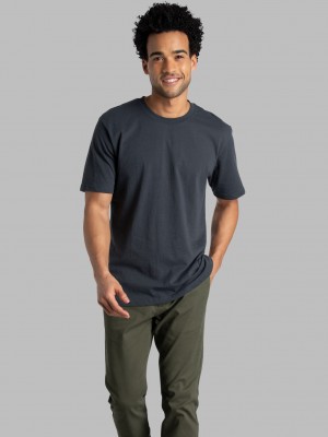 Greystone Fruit Of The Loom Crafted Comfort Legendary Tee™ Crew Men's T Shirts | FOK408159