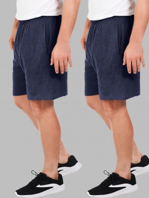 Indigo Ink Fruit Of The Loom Eversoft® Jersey Short, 2 Pack Men's Shorts | DUI683570