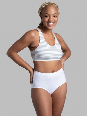 White Fruit Of The Loom , 12 Pack Women's Briefs | HRQ269154