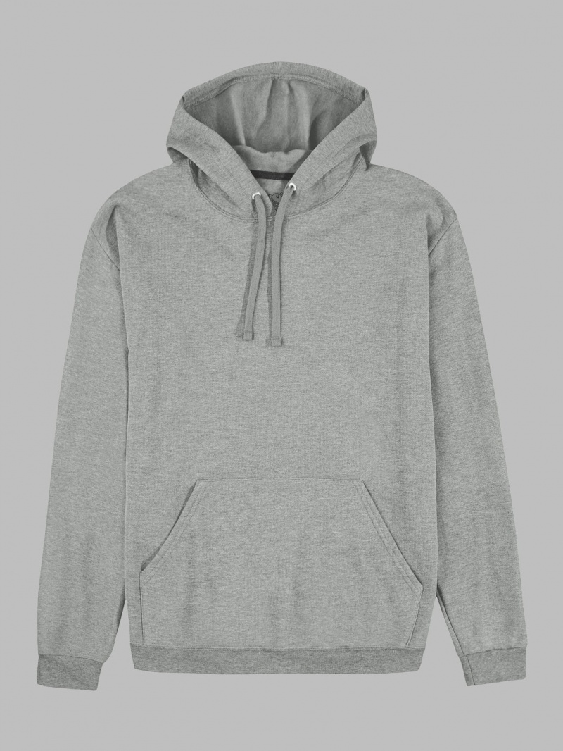 Grey Fruit Of The Loom EverSoft® Fleece Pullover Women's Hoodie | CHO967531