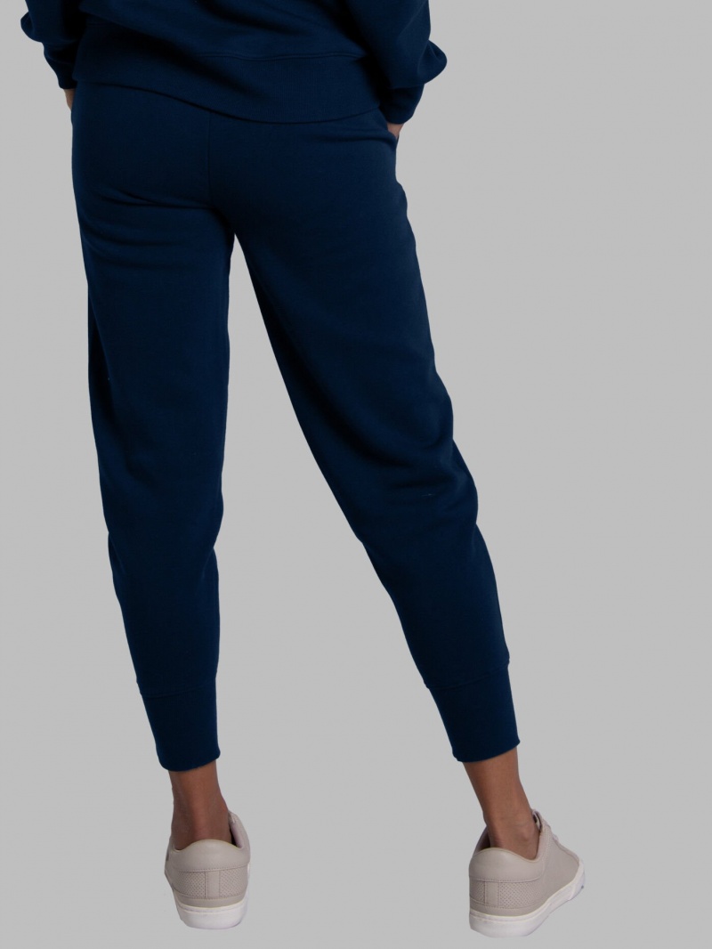 Navy Nights Fruit Of The Loom Crafted Comfort Favorite Fleece Pant Women's Sweatpants | YHO830479