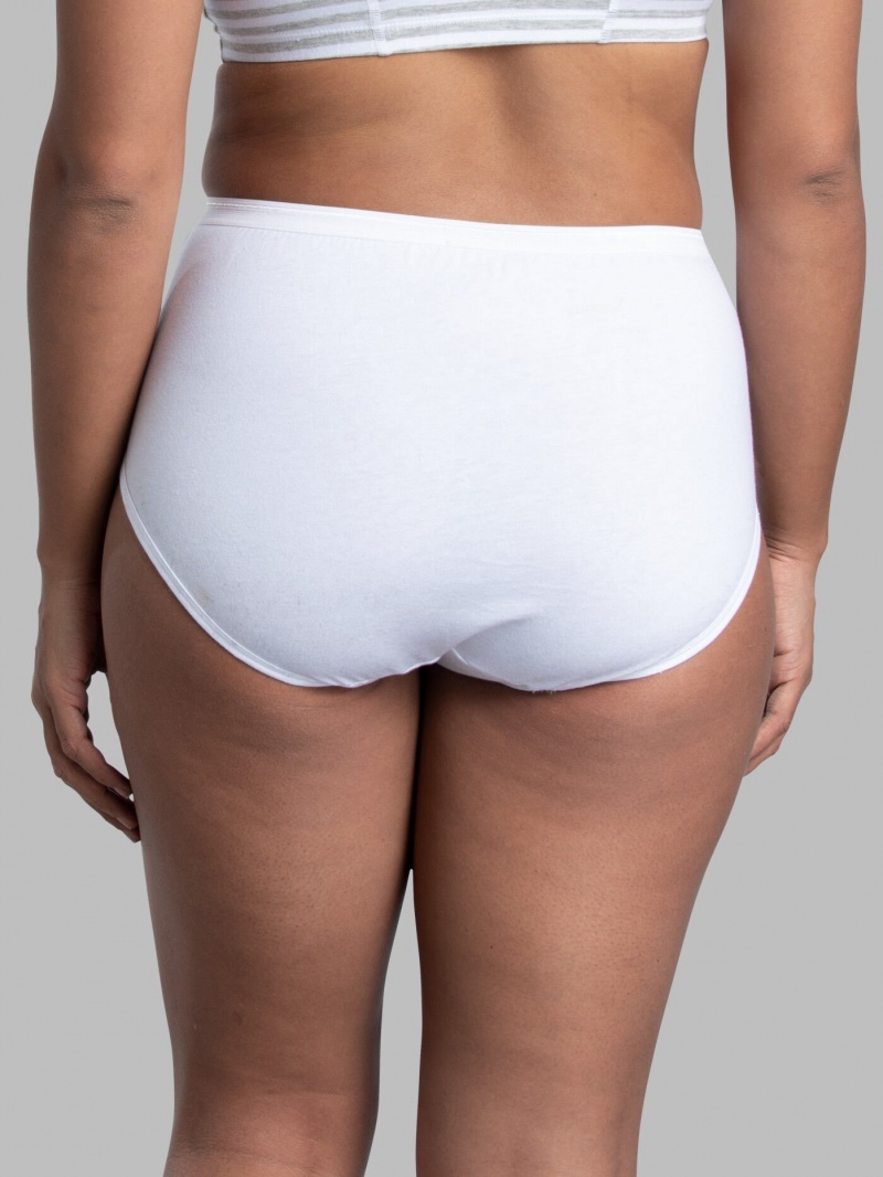 White Fruit Of The Loom , 12 Pack Women's Briefs | HRQ269154